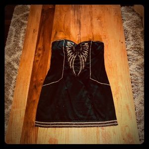 French Connection | Black Mini Dress | Size: 10